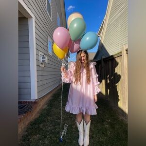 Stella Nova Adena Ruffle Dress sz 34 XS 4 US